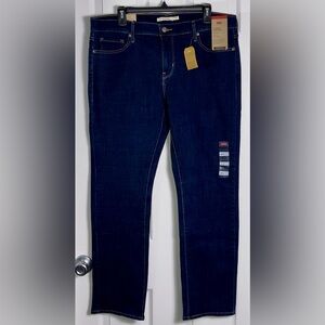 Levi's Women's Straight Leg Jeans - Dark Indigo